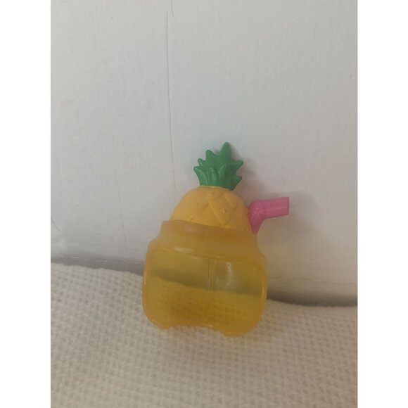 Hasbro LPS Littlest Pet Shop Fruit Hat Slushy Squad 8 Pc Accessory Figure Lot 2 - Picture 4 of 11